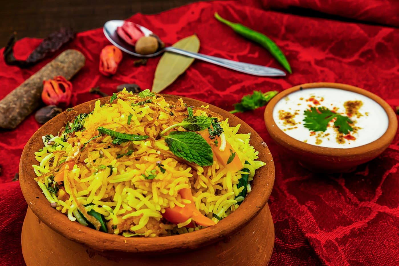 Clay-Pot Veg Biryani